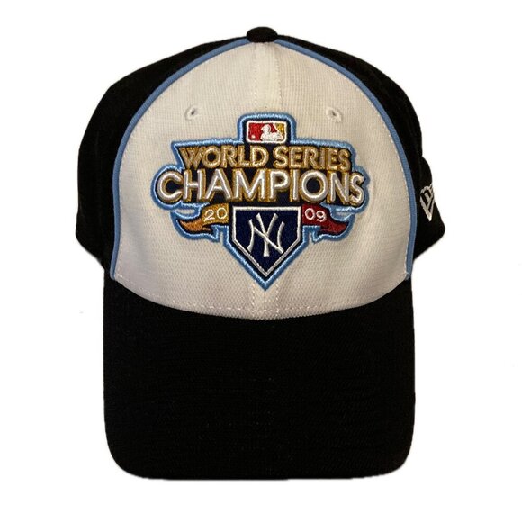 New York Yankees New Era 39Thirty 2009 World Series Champions Fitted Hat Cap OS - Picture 1 of 7